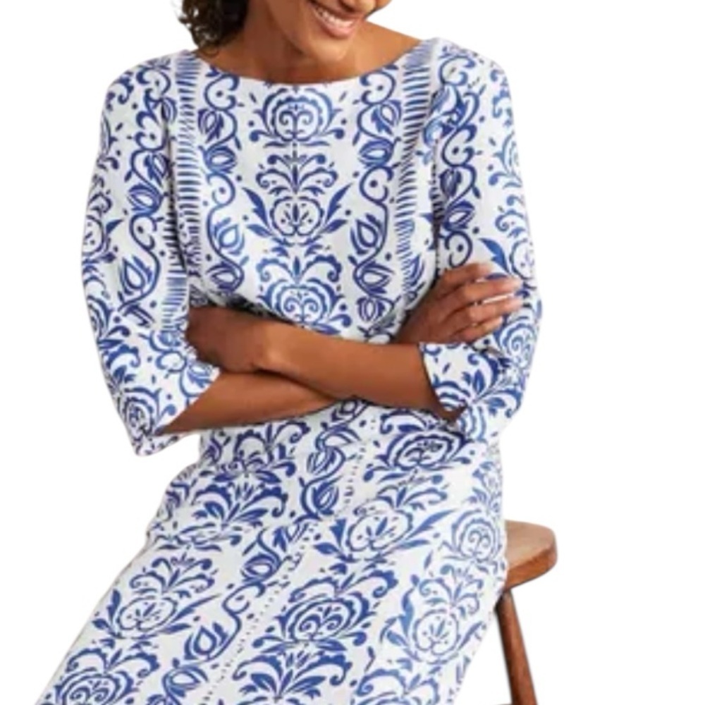 Boden Laurie Linen dress - Picture 4 of 16